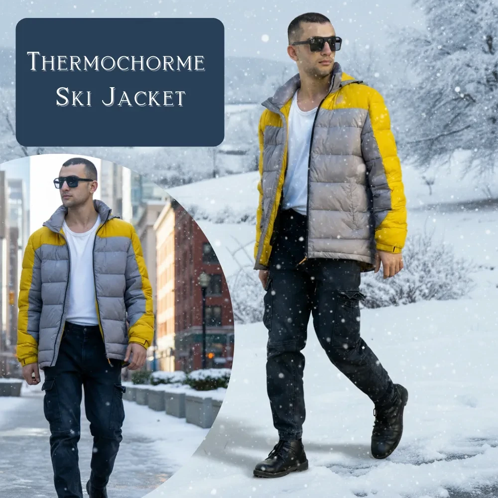 Thermochrome Color-Changing Ski Jacket — Warmth up to -10°C - View 9