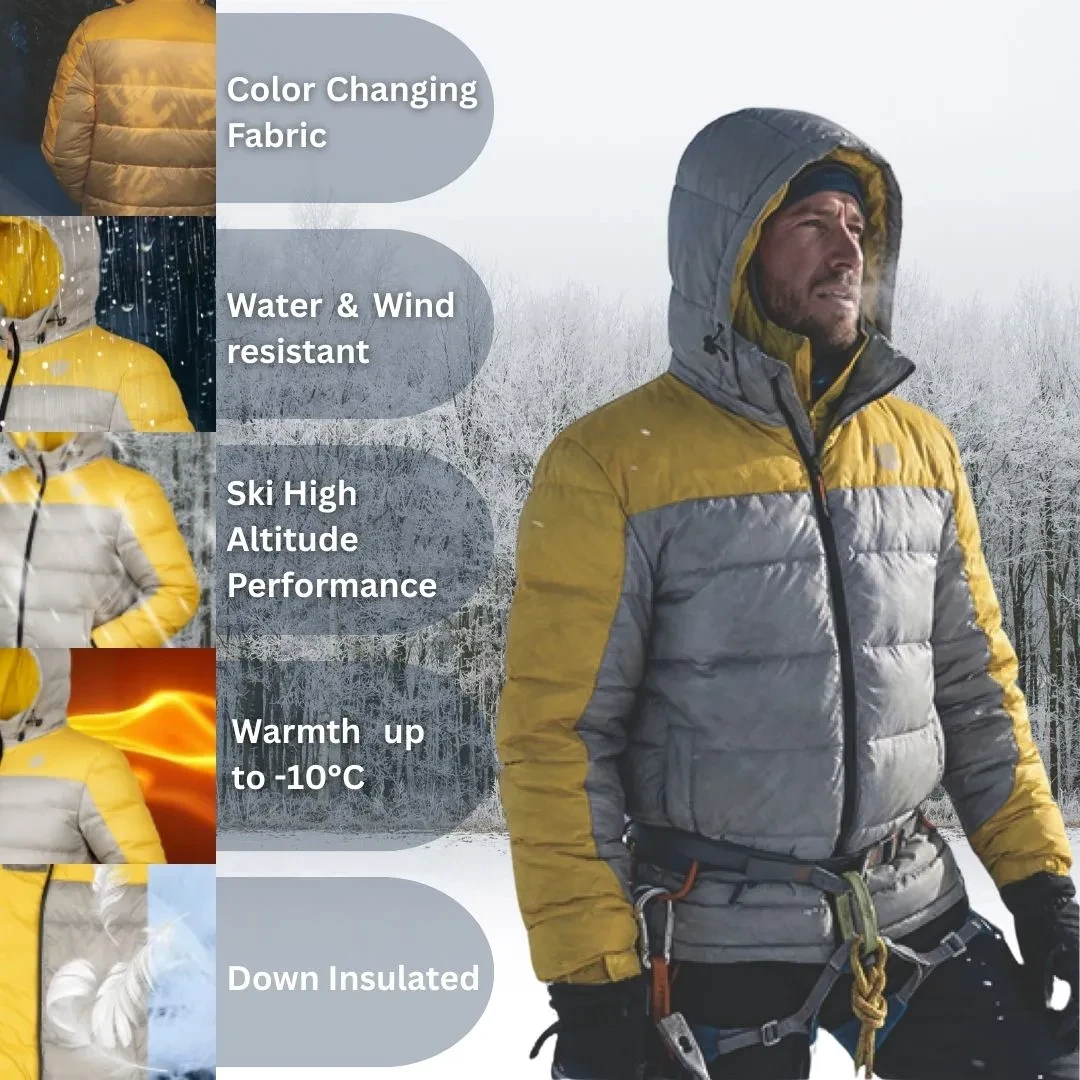 Thermochrome Color-Changing Ski Jacket — Warmth up to -10°C - View 8