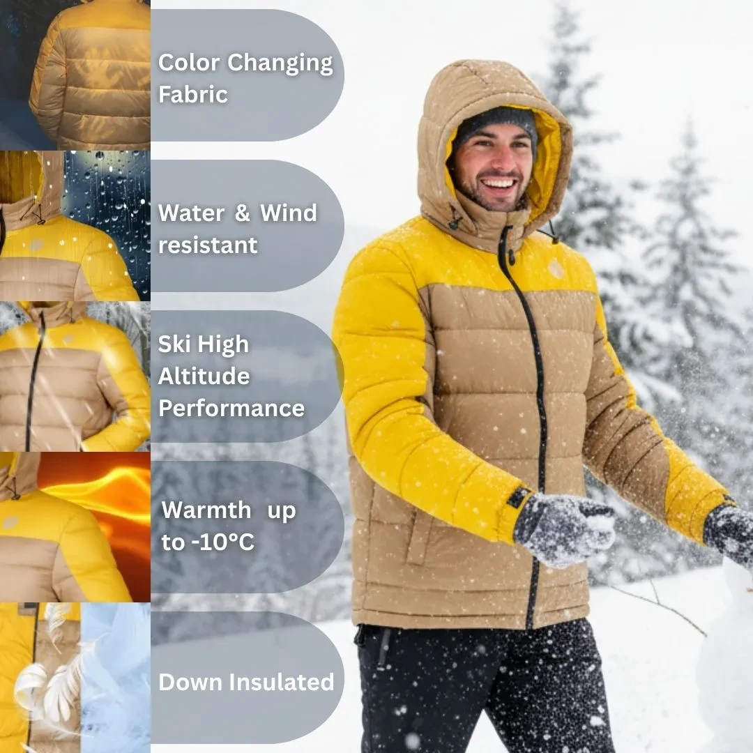 Thermochrome Color-Changing Ski Jacket — Warmth up to -10°C - View 9